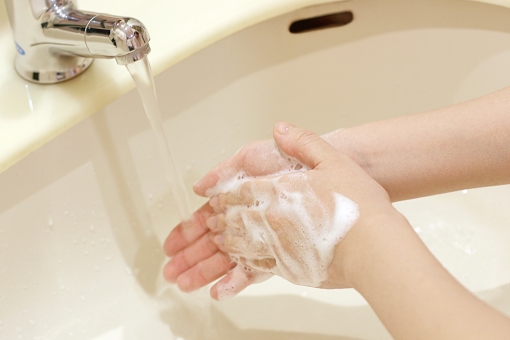 感染症防止には、手洗いが一番