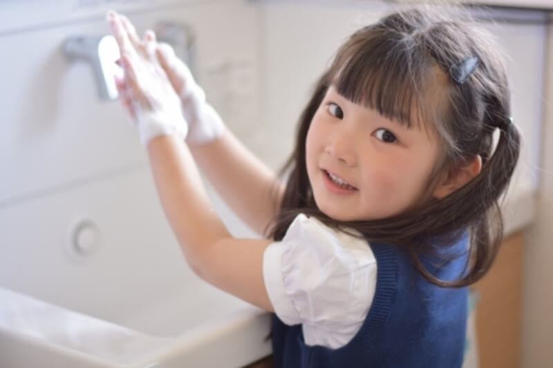 手洗いうがいが夏風邪の最大の予防